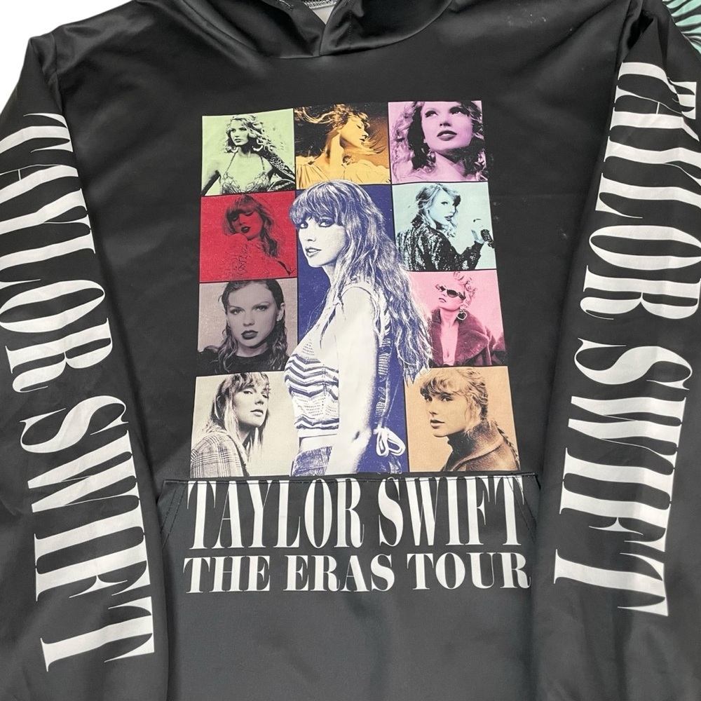Taylor Swift THE ERAS TOUR Pullover Hoodie Black‎ - Picture 8 of 13